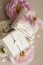 Prezenty dla świadków bransoletki i biżuteria dla świadkowej  Podziękowanie prezent dla świadkowej bransoletka z serduszkiem- Bransoletka szczęścia w ozdobnym pudełeczku2