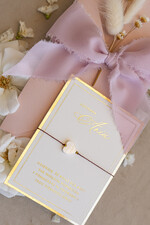 Prezenty dla świadków bransoletki i biżuteria dla świadkowej  Podziękowanie prezent dla świadkowej bransoletka z serduszkiem- Bransoletka szczęścia 2