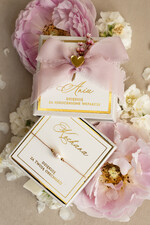 Prezenty dla świadków bransoletki i biżuteria dla świadkowej  Podziękowanie prezent dla świadkowej bransoletka z perłą- Bransoletka szczęścia w ozdobnym pudełeczku2