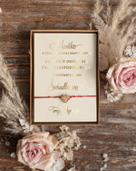 Prezenty dla świadków bransoletki i biżuteria dla świadkowej  Prośba o Świadkowanie  bransoletka geometryczne serce w pudełku Prezent dla Świadkowej - Czy Zostaniesz moja Świadkową 5