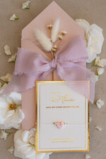 Prezenty dla świadków bransoletki i biżuteria dla świadkowej  Podziękowanie prezent dla świadkowej bransoletka z serduszkiem- Bransoletka szczęścia 0