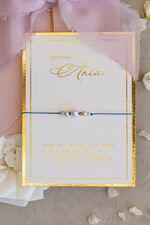 Prezenty dla świadków bransoletki i biżuteria dla świadkowej  Podziękowanie prezent dla świadkowej bransoletka z perłą- Bransoletka szczęścia na podziękowania dla świadkowej0