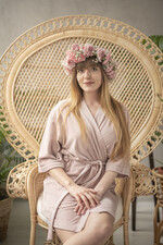 Prezenty dla świadków szlafrok dla świadkowej Welurowy szlafrok złote napisy dedykacja dla świadkowej, czy zostaniesz moją świadkowa ? szybka wysyłka napis na plecach świadkowa 3