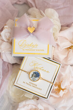 wieczór Panieński podziękowania za wieczór panieński podziękowanie za wieczór panieński- bransoletka z niezapominajką Bransoletki dla Twojego Team Bride0