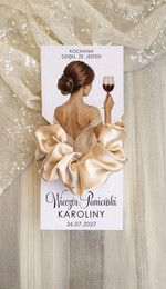 wieczór Panieński podziękowania za wieczór panieński gumka do włosów prezent na wieczór panieński, Scrunchies podziękowania za wieczór panieński, upominek dla przyjaciółek na wieczorze panieńskim0