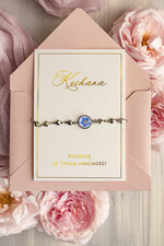 wieczór Panieński podziękowania za wieczór panieński podziękowanie za wieczór panieński- bransoletka z niezapominajką Bransoletki dla Twojego Team Bride0