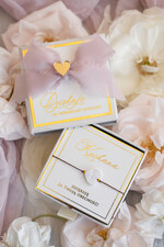 wieczór Panieński podziękowania za wieczór panieński podziękowanie za wieczór panieński- bransoletka z serduszkiem z masy perłowej Bransoletki dla Twojego Team Bride5