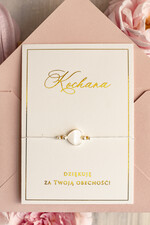 wieczór Panieński podziękowania za wieczór panieński podziękowanie za wieczór panieński- bransoletka z perełką Bransoletki dla Twojego Team Bride upominek dla przyjaciólki0