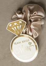 wieczór Panieński podziękowania za wieczór panieński gumka do włosów prezent na wieczór panieński, Scrunchies podziękowania za wieczór panieński, upominek dla przyjaciółek na wieczorze panieńskim 1