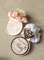 wieczór Panieński podziękowania za wieczór panieński satynowagumka do włosów prezent na wieczór panieński, Scrunchies podziękowania za wieczór panieński, upominek dla przyjaciółek na wieczorze panieńskim 3