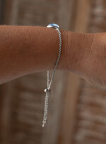 Prezenty dla świadków podziękowania dla świadkowej Podziękowanie dla świadkowej, bransoletka z niezapominajką, wyjątkowy prezent dla świadkowej, prezent dla świadkowej po ślubie 7