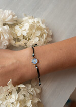 Prezenty dla świadków podziękowania dla świadkowej Podziękowanie dla świadkowej, bransoletka z niezapominajką, wyjątkowy prezent dla świadkowej, prezent dla świadkowej po ślubie1