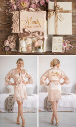 Prezenty dla świadków podziękowania dla świadkowej  podziękowanie za świadkowanie pomysł na prezenty dla świadkowej satynowy szlafrok, zeta kosmetyków 0