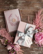 Prezenty dla świadków podziękowania dla świadkowej Podziękowanie  dla Świadkowej Kartka w pudełeczku Bransoletka nieskończoność w pudełeczku 3