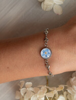 Prezenty dla świadków podziękowania dla świadkowej Elegancki prezent dla Świadkowej, bransoletka z niezapominajką, wyjątkowy prezent na podziękowanie za świadkowanie, prezent dla świadkowej po ślubie 2