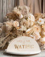 Numery na stół welurowe złote akrylowe  Stojak z numerkiem na stół Pary Młodej, tabliczka ecru na stol Pary Mlodej, welurowy numerek na stół weselny tabliczka na stół weselny w stylu glamour4