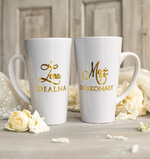  Prezenty dla Młodej Pary  Zestawy z Filiżanką lub Kubkiem Pomysł na prezent ślubny dla Młodej Pary, co dać zamiast kwiatów Parze Młodej, Kubki dla Nowożeńców, prezent na ślub4