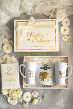  Prezenty dla Młodej Pary  Zestawy z Filiżanką lub Kubkiem Pomysł na prezent ślubny dla Młodej Pary, co dać zamiast kwiatów Parze Młodej, Kubki dla Nowożeńców, prezent na ślub0