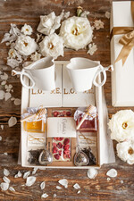  Prezenty dla Młodej Pary  Zestawy z Filiżanką lub Kubkiem Praktyczny prezent ślubny filiżanki dla Młodej Pary serca, prezent dla Młodej Pary 3