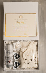 Prezenty dla Panny Młodej  Zestawy ze Szlafrokiem pomysł na prezent dla Panny Młodej, gotowy prezent dla Panny Młodej, szlafrok dla Panny Młodej, prezent dla Panny Młodej od świadkowej 0