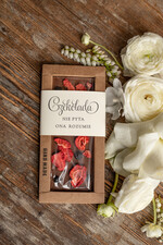 Prezenty dla Panny Młodej  Zestawy ze Szlafrokiem Nowocesny Prezent dla Panny Młodej Satynowy szlafrok z napisem w welurowym ozdobnym pudełku4