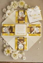 Prezenty, Podziękowania dla Rodziców zestawy słodkości, pudełka na prezenty  Najmodniejsze podziękowanie dla Rodziców, prezent bombonierka podziękowanie Rodzicom, exploding box z bransoletkami, różą i czekoladkami zestaw prezentowy dla Mamy i Taty na Ślub17