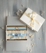 Panna Młoda  podwiązki ślubne tiulowa niebieska podwiązka dla Panny Młodej, podwiązki dla Panny Młodej, dwie podwiązki ślubne, podwiązki dla Panny Młodej z inicjałami Pary Młodej1