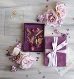  Prezenty dla Młodej Pary  flowerbox, kartki z życzeniami, pudełka na prezenty Welurowe opakowanie na pieniądze na prezent ślubny, Pamiątka Ślubu wraz z zyczeniami pudełko na pieniądze dla Nowożeńców8