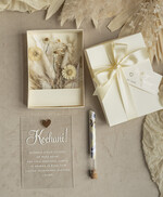  Prezenty dla Młodej Pary  flowerbox, kartki z życzeniami, pudełka na prezenty Welurowe pudełko na pieniądze dla Młodej Pary, Pamiątka Ślubu wraz z zyczeniami pudełko na pieniądze dla Nowożeńców, pleksowa kartka z życzeniami18