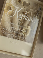  Prezenty dla Młodej Pary  flowerbox, kartki z życzeniami, pudełka na prezenty Welurowe pudełko na pieniądze dla Młodej Pary, Pamiątka Ślubu wraz z zyczeniami pudełko na pieniądze dla Nowożeńców, pleksowa kartka z życzeniami8