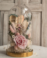  Prezenty dla Młodej Pary  flowerbox, kartki z życzeniami, pudełka na prezenty prezenty z okazji ślubu dla Pary Młodej, w co zapakować pieniądze dla pary młodej, kompozycja kwiatowa w szklanej kopule, fiolka na pieniądze dla młodej pary, różowo zielony flowerbox4