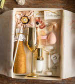 Prezenty dla Panny Młodej  zestaw do wina i drinków  Wyjątkowy Prezent dla Panny Młodej od Świadkowej brokatowa butelka z bąbelkami 1