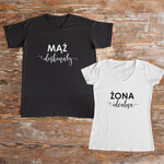  Prezenty dla Młodej Pary  zestawy koszulki z nadrukiem Śmieszne koszulki dla Nowożeńców, pomysł na prezent ślubny dla Pary Młodej  4