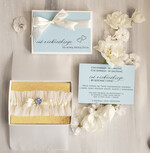 Prezenty dla Panny Młodej  podwiązki ślubne  Prezent dla Panny Młodej od Świadkowej, zestaw prezentowy na panieński, cos niebieskiego podwiązka ślubna0