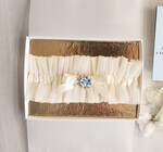 Prezenty dla Panny Młodej  podwiązki ślubne  Prezent dla Panny Młodej od Świadkowej, zestaw prezentowy na panieński, cos niebieskiego podwiązka ślubna2