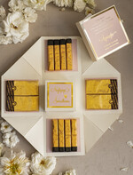 Prezenty dla świadków zestawy słodkości pudełka na prezenty Bombonierka exploding box - podziękowanie- dla świadkowej z bransoletką- czekoladki dla świadkowej - podziękowanie za świadkowanie 9