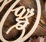 Dekoracje Sali weselnej/Dodatki do Zdjęć Kola Mąż Żona Koła Mąż i Żona - Obręcze Napisy Żona i Mąż na Ślub i Wesele1