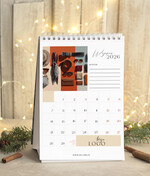 Prezenty oferta dla Firm kalendarze  Prezenty firmowe upominki biznesowe kalendarz stojący A5, prezent dla pracowników dla klientów kalendarz na biurko10