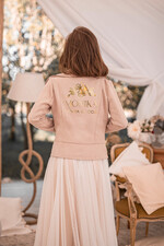 Panna Młoda  naklejki  złota naklejka na szlafrok, kurtkę dla Panny Młodej, napis na sesję zdjęciową Panna Młoda, różne kolory napisów na kurtkę dla Panny Młodej0