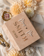 Albumy ślubne Pudełka na zdjęcia  pudełko na zdjęcia welurowe pudełko na zdjęcia ślubne, prezent dla Młodej Pary pudełko na zdjęcia, złote litery na pudełku na zdjęcia 24