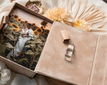 Albumy ślubne Pudełka na zdjęcia  pudełko na zdjęcia personalizowane welurowe pudełko na zdjęcia ślubne, pamiątka ślubu, pudełko od fotografa dla pary młodej, pomysł na prezent pudełko na zdjęcia 4