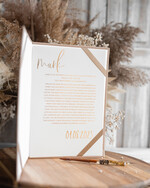 Przysięga Małżeńska  Błogosławieństwo od Rodziców Przysięga Małżeńska   welurowa okładka na przysięgi małżeńskie, treść przysięgi małżeńskiej w welurowej eleganckiej okładce, przysięga ślubna pamiątka dla Pary Młodej 7