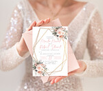 Zaproszenia ślubne Proste i Nowoczesne  minimalistyczne zaproszenia slubne, proste zaproszenia na ślub z grafiką, delikatne zaproszenia ślubne, proste wzory zaproszeń ślubnych, zaproszenia z grafiką kwiatów2