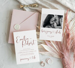 Zaproszenia ślubne Proste i Nowoczesne  klasyczne zaproszenia ślubne ze zdjęciem, nowoczesne zaproszenia slubne ze zdjęciem, delikatne zaproszenia na slub ze zdjęciem, proste wzory zaproszeń ślubnych1