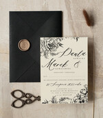 Zaproszenia ślubne Proste i Nowoczesne  nowoczesne czarne zaproszenia ślubne, minimalistyczne zaproszenia na ślub i wesele, delikatne zaproszenia slubne, proste wzory zaproszeń ślubnych1