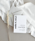 Zaproszenia ślubne Proste i Nowoczesne  klasyczne eleganckie zaproszenia ślubne, nowoczesne zaproszenia slubne, delikatne zaproszenia na slub, proste wzory zaproszeń ślubnych3