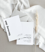 Zaproszenia ślubne Proste i Nowoczesne  klasyczne eleganckie zaproszenia ślubne, nowoczesne zaproszenia slubne, delikatne zaproszenia na slub, proste wzory zaproszeń ślubnych4