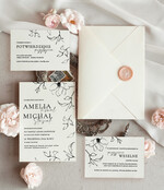 Zaproszenia ślubne Proste i Nowoczesne  nowoczesne zaproszenia ślubne, minimalistyczne zaproszenia na ślub, delikatne zaproszenia slubne proste wzory zaproszeń ślubnych, rustykalne zaproszenia slubne0