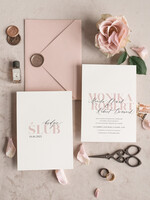 Zaproszenia ślubne Proste i Nowoczesne  delikatne zaproszenia slubne, nowoczesna zaproszenia na ślub, proste zaproszenia ślubne, eleganckie zaproszenie na slub, rustykalne zaproszenia ślubne 2