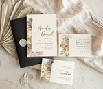 Zaproszenia ślubne Proste i Nowoczesne  eleganckie proste zaproszenia ślubne, minimalistyczne zaproszenia na ślub i wesele, delikatne zaproszenia slubne, proste wzory zaproszeń ślubnych, zaproszenia z czarną kopertą 3